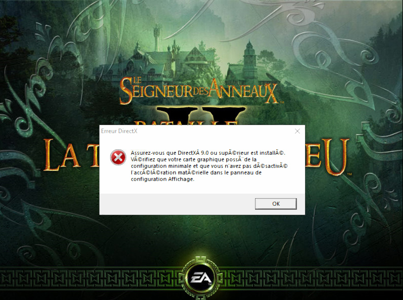 directx error