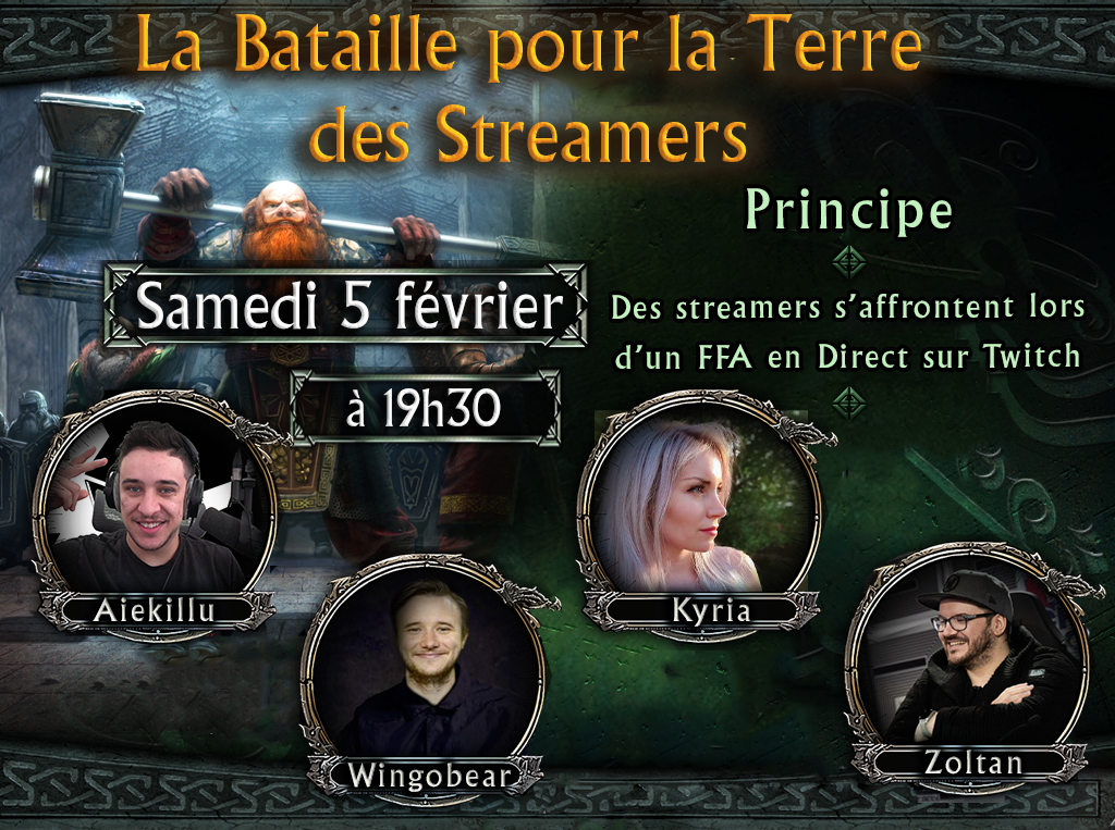 Logo la Bataille pour la Terre des Streamers