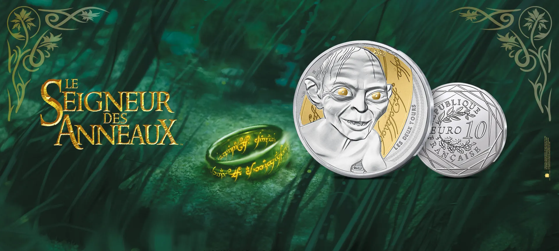 La Monnaie de Paris présente sa collection Le Seigneur des Anneaux avec Gollum