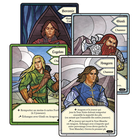 Le Seigneur des Anneaux – Les Deux Tours : le jeu de plis coopératif personnages