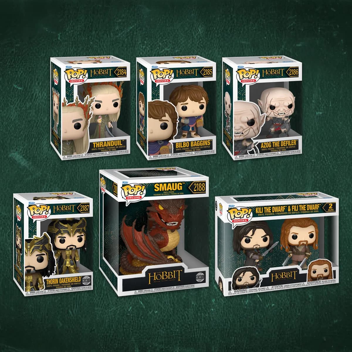Boîtes des Funko POP Le Hobbit