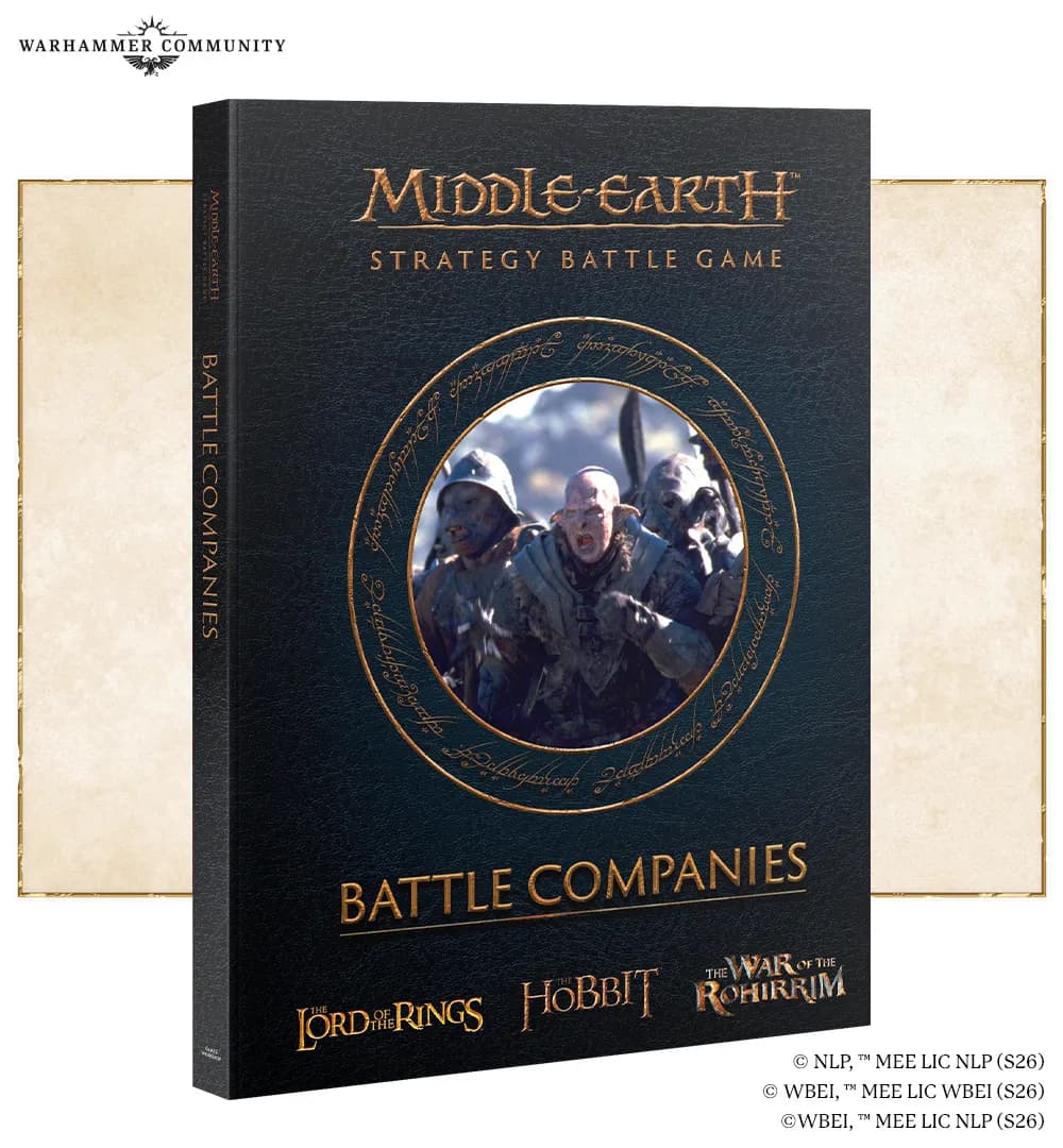 Le livre Battle Companies pour le Middle-earth Strategy Battle Game