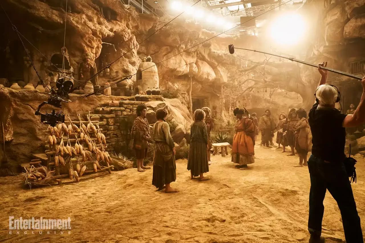 Tournage des scènes des Piévelus et des Fortauds