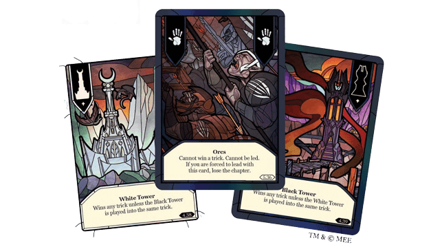 Le Seigneur des Anneaux – Les Deux Tours : le jeu de plis coopératif cartes