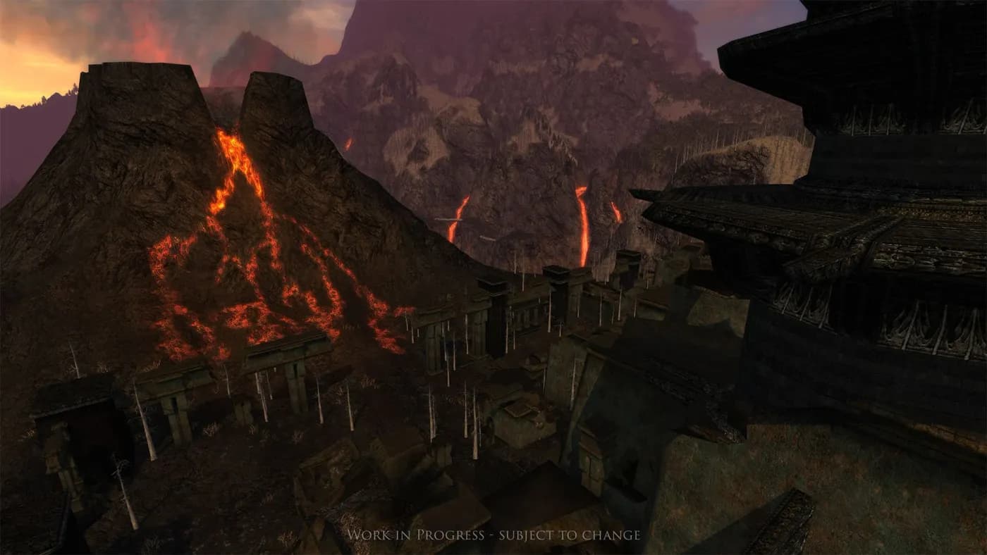 Heledhris, Reekberg et son volcan