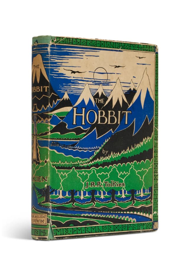Le Hobbit : une première édition de 1937 dans sa jaquette d'origine aux enchères chez Christie's