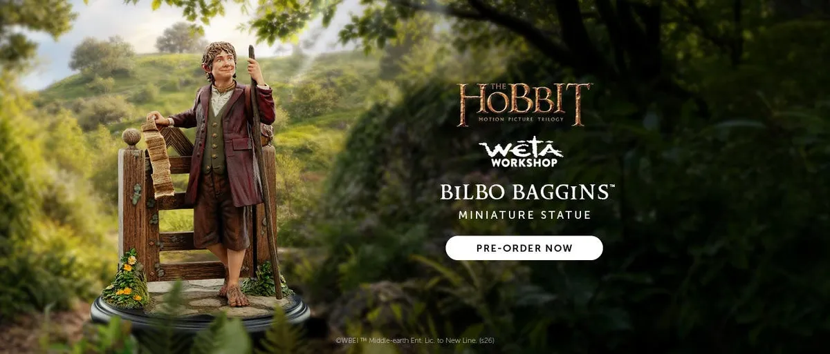 Wētā Workshop : une statue du roi Théoden et une mini statue de Bilbo en précommande